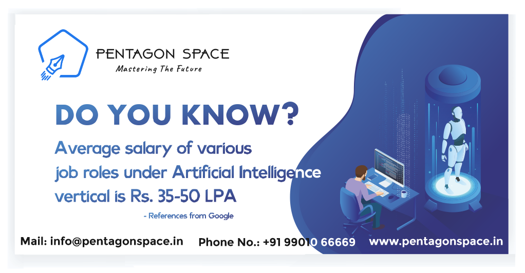 <b> Pentagon Space advertisement poster in social media </b>